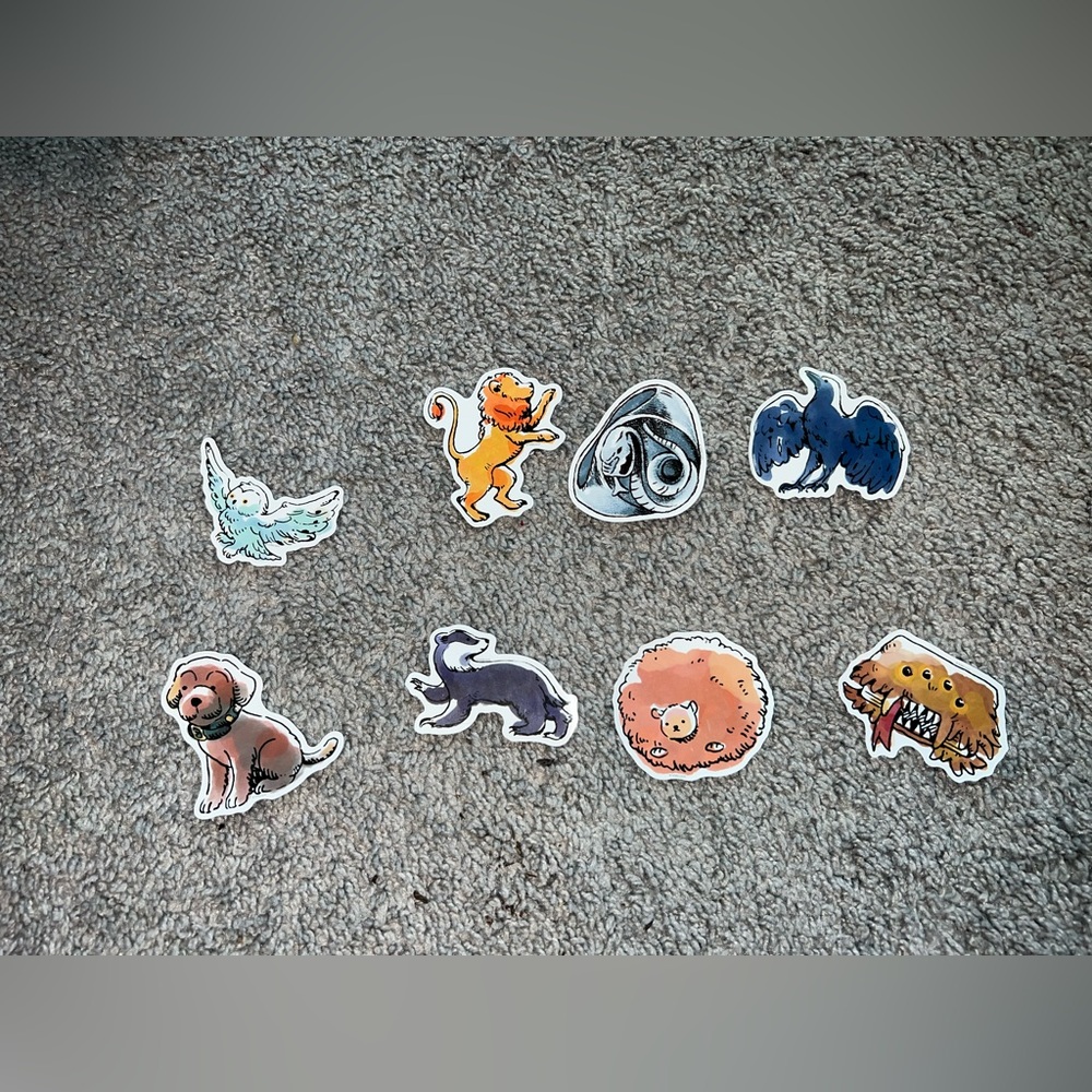 3 for $12 Harry Potter Animal Sticker Set
